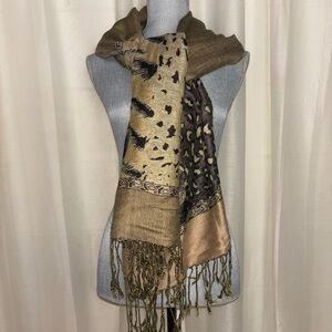 Pashmina animal Leopard Print Scarf